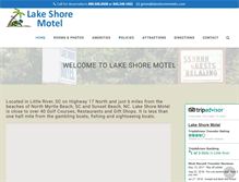 Tablet Screenshot of lakeshoremotelsc.net